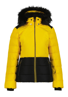 Dámská luxusní zimní bunda Luhta Tarvantovaara žlutá/černá
