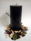Oltářní svíce černá 3  