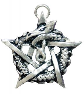 Ouroboros stříbrný - Amulet 