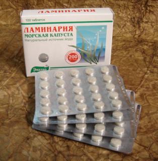 Laminaria tablety 100 tbl. 