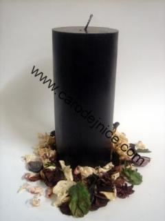 Oltářní svíce černá 3  
