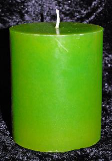 Oltářní svíce zelená 1  