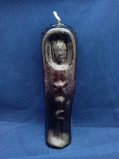 Svíčka figurální Mumie černá  