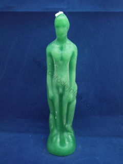 Svíčka figurální Muž zelený