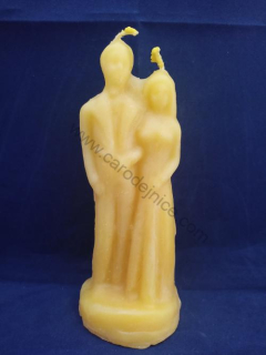 Svíčka figurální Pár žlutý  