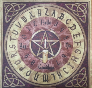 Spiritistická deska - Pentagram a Svíčka