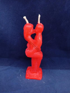 Svíčka figurální - Lovers červená