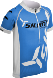 Dětský cyklistický dres Silvini Team CD403J modrý