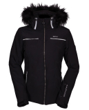 Dámská luxusní lyžařská bunda SPH MOLLY s pravou kožešinou černá