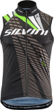 Pánská cyklistická vesta Silvini Team MJ1404 černá/zelená