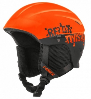 Dětská lyžařská helma Relax Twister RH18Z oranžová