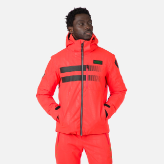 Pánská lyžařská bunda ROSSIGNOL HERO COURSE JKT neon red 2022/23