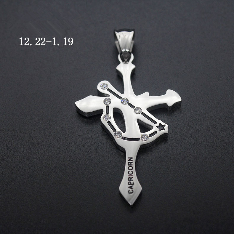 Přívěsek z nerezové oceli ---- Kozoroh (Capricorn)