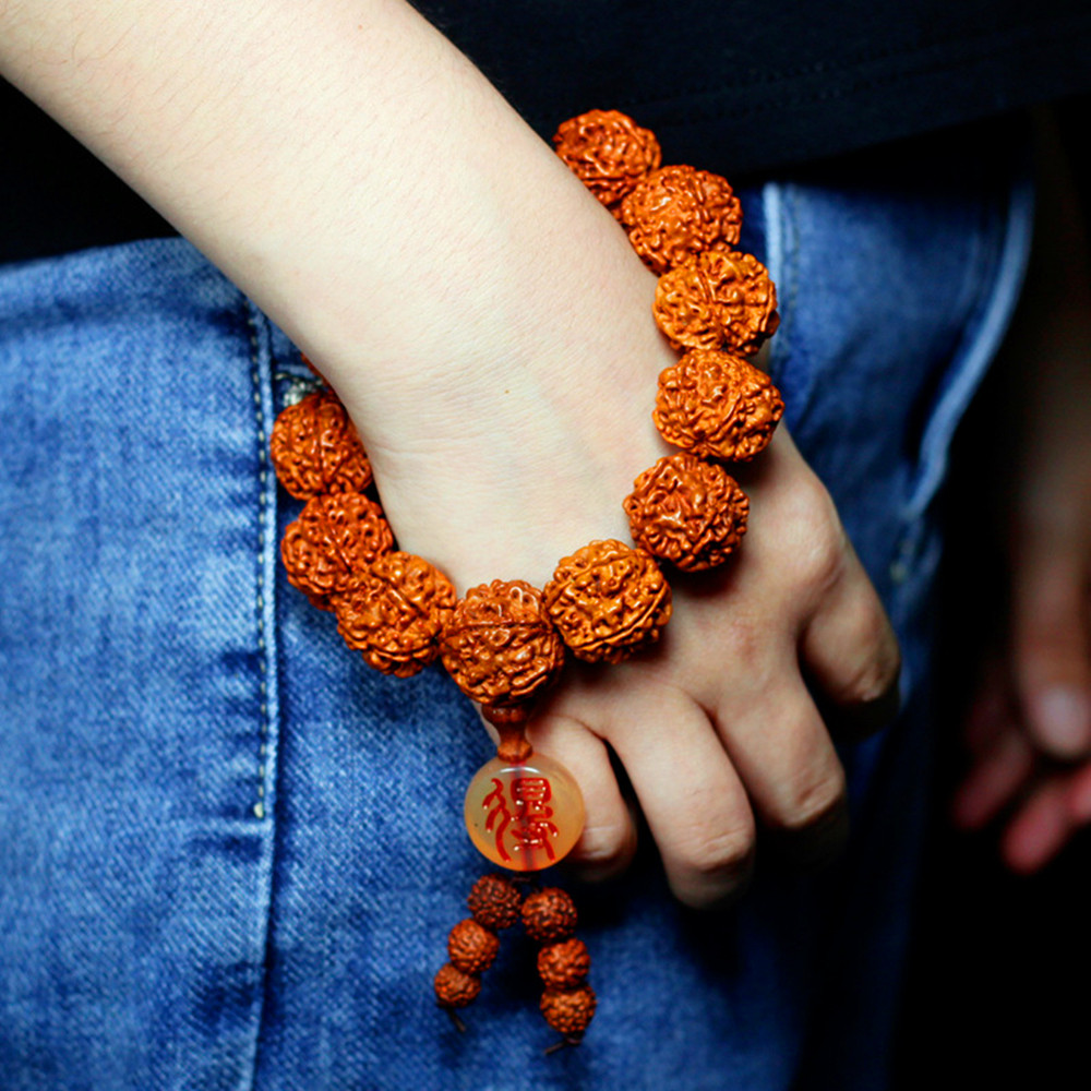 5-ti okvětní náramek Rudraksha - ochotná (SHE DE)