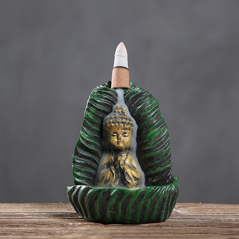 Zpětný kadidlo - oddaná bódhisattva a tekoucí voda