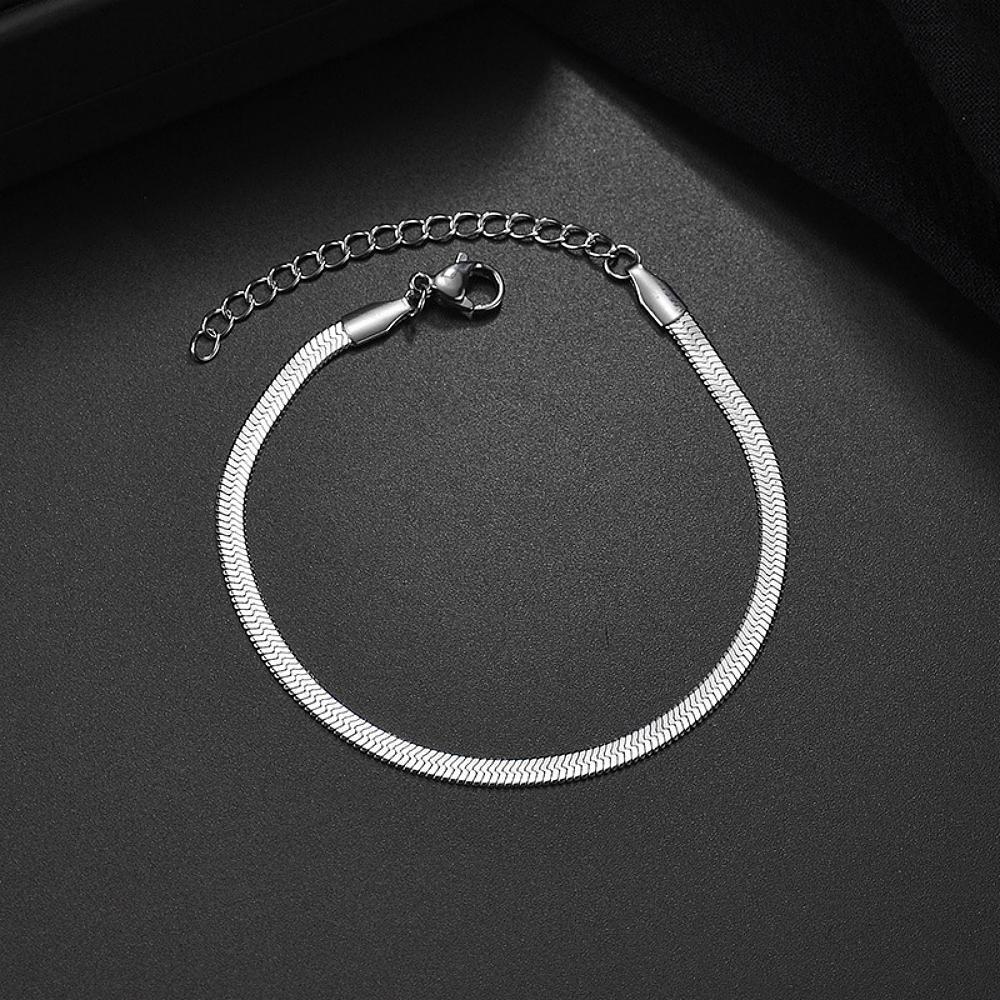 Náramek z nerezové oceli - Had (3mm)