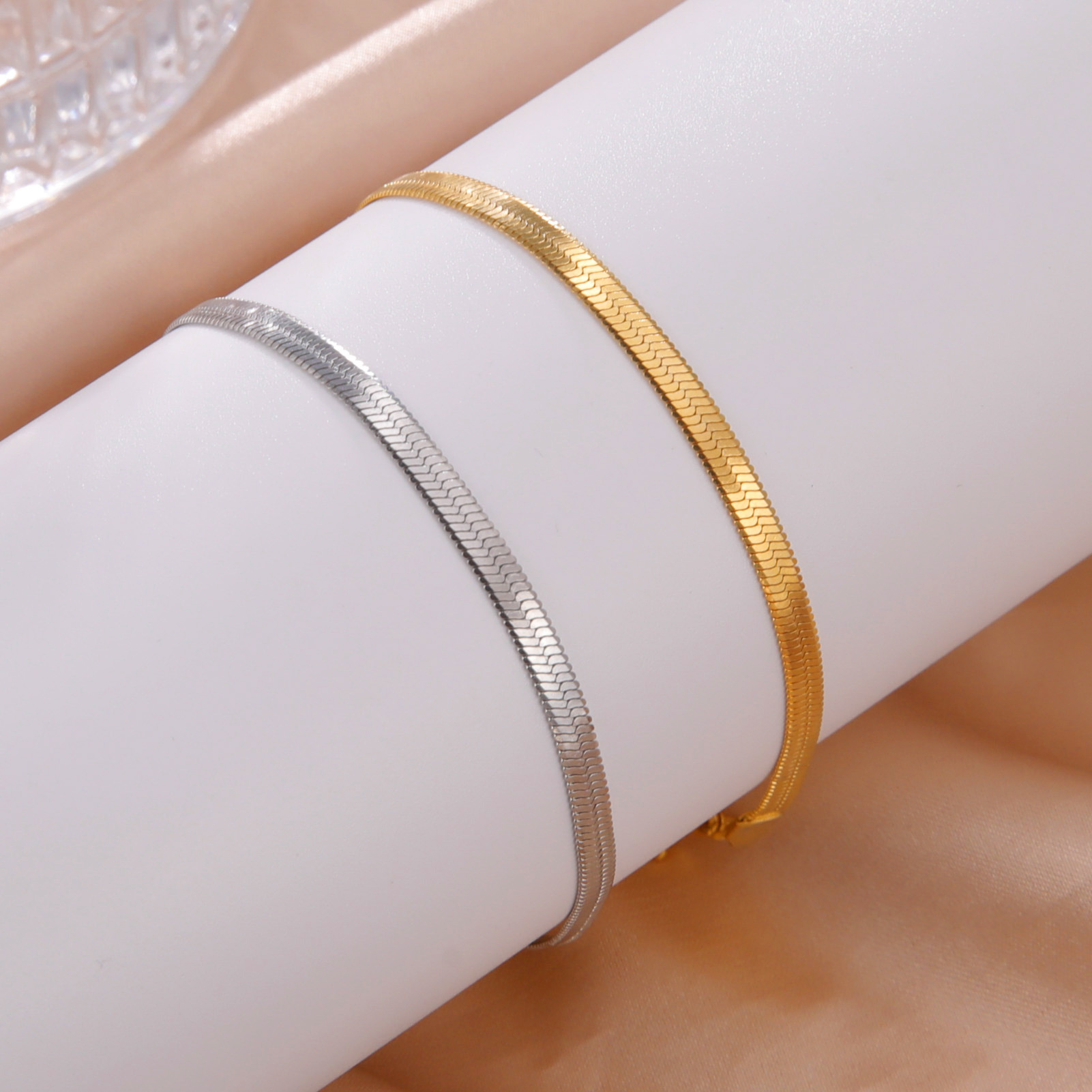Náramek na kotník z nerezové oceli - HAD (2mm) 