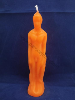 Svíčka figurální Muž oranžový  